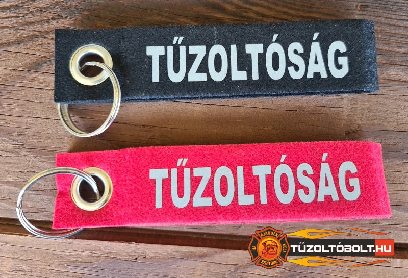 Filc kulcstartó Tűzoltóság