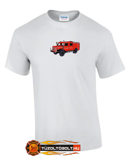 Póló Csepel tűzoltóautó mintával